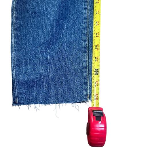 NWT Good American Classic Crystal Fringe Jeans Size 4/27 Medium Wash Glam Chic - Picture 6 of 9